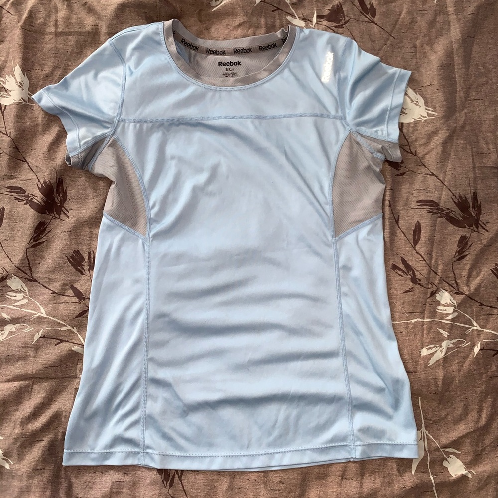 Reebok blue dry fit shirt